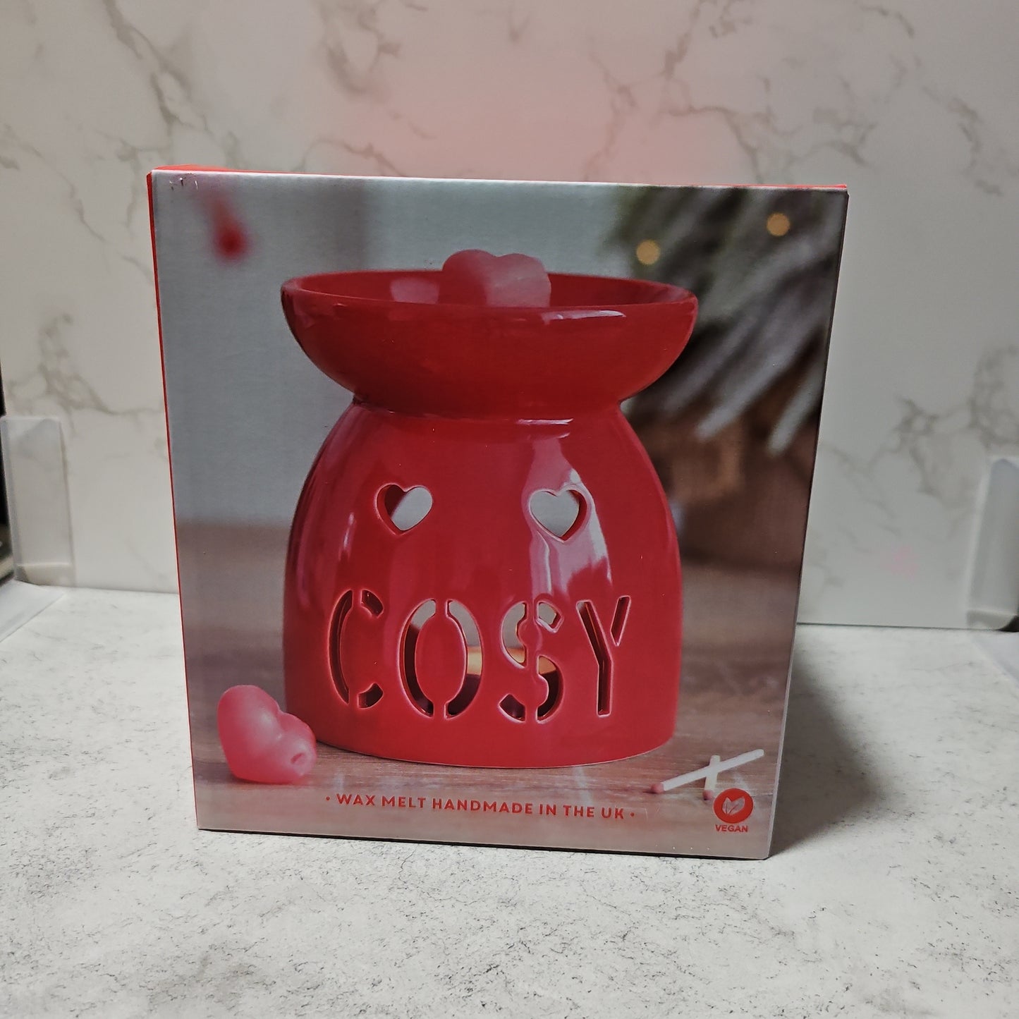 COSY WAX MELT BURNER - RED