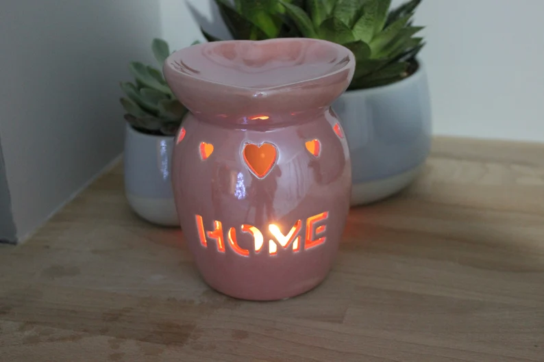 Wax Melter Cut Out Home Design - Pink Lustre